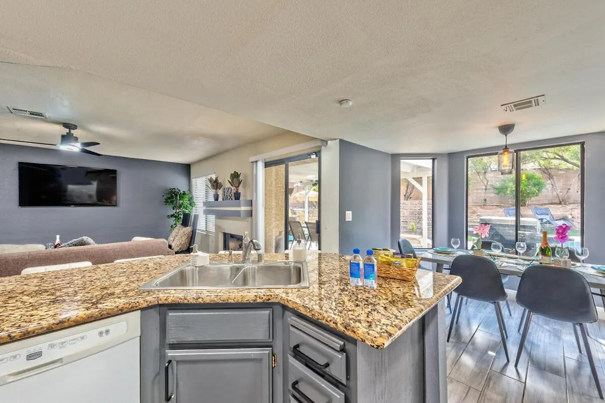 הוילה לאס וגאס Treasure Bay-3Br Pool & Hot Tub Oasis Near T Strip 0*,