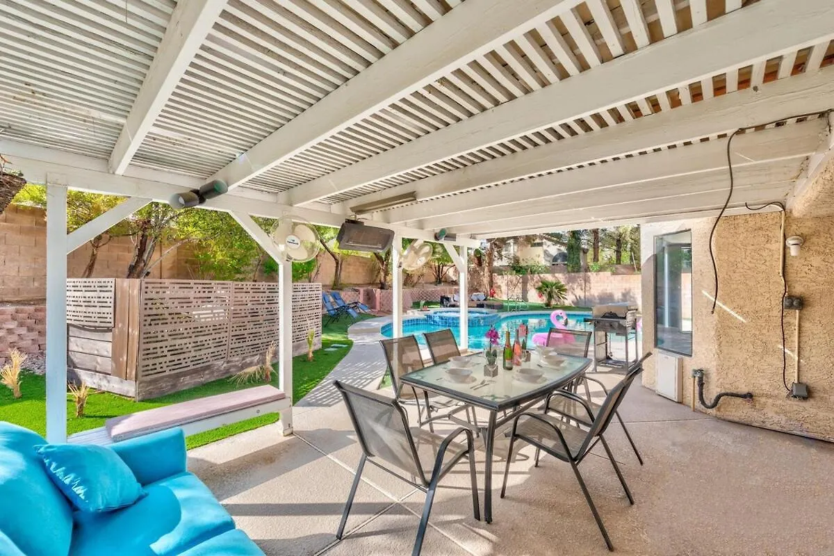בית נופש הוילה לאס וגאס Treasure Bay-3Br Pool & Hot Tub Oasis Near T Strip