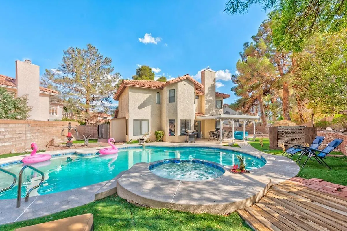 הוילה לאס וגאס Treasure Bay-3Br Pool & Hot Tub Oasis Near T Strip 0*,